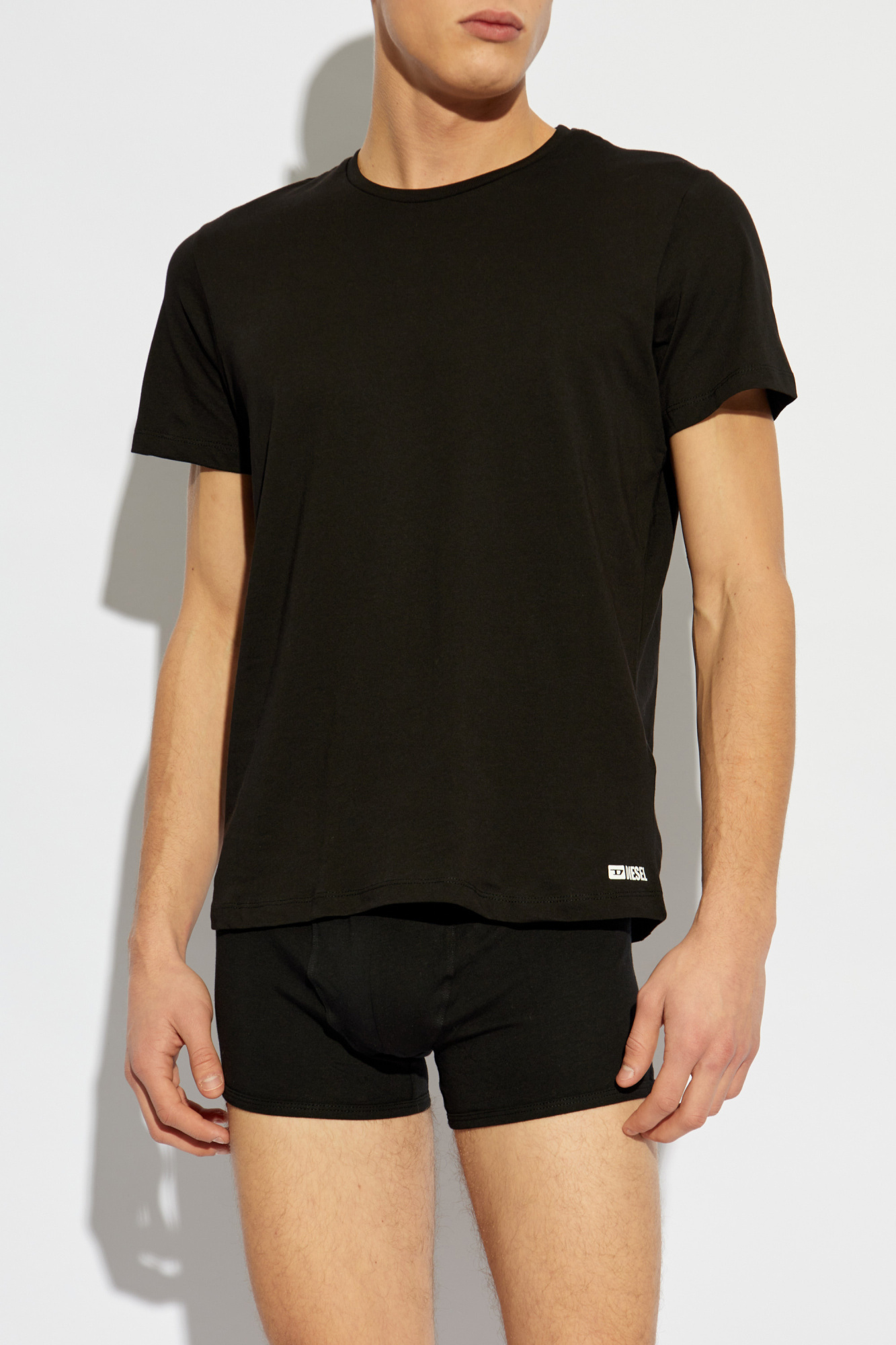 DIESEL A17828\t0LIAD E4101 RANDAL-D-BOX-3PACK Tシャツ Men's Three-pack of T-shirts | Black | Diesel